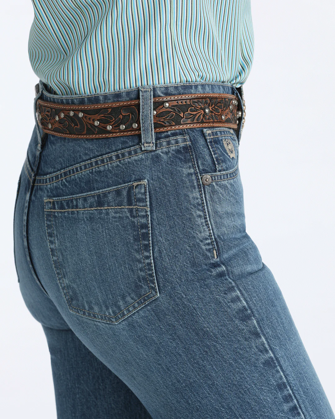 Women's Tatum Easy Fit Trouser - Medium Stone - Image 3