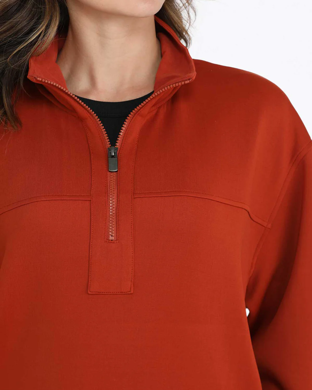 Women's 1/4 Zip Pullover - Image 3