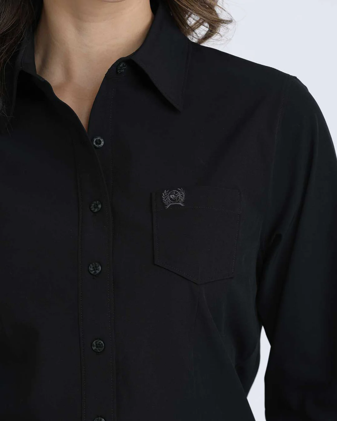 Women’s Solid Arenaflex® Button-Down Western Shirt - Image 3