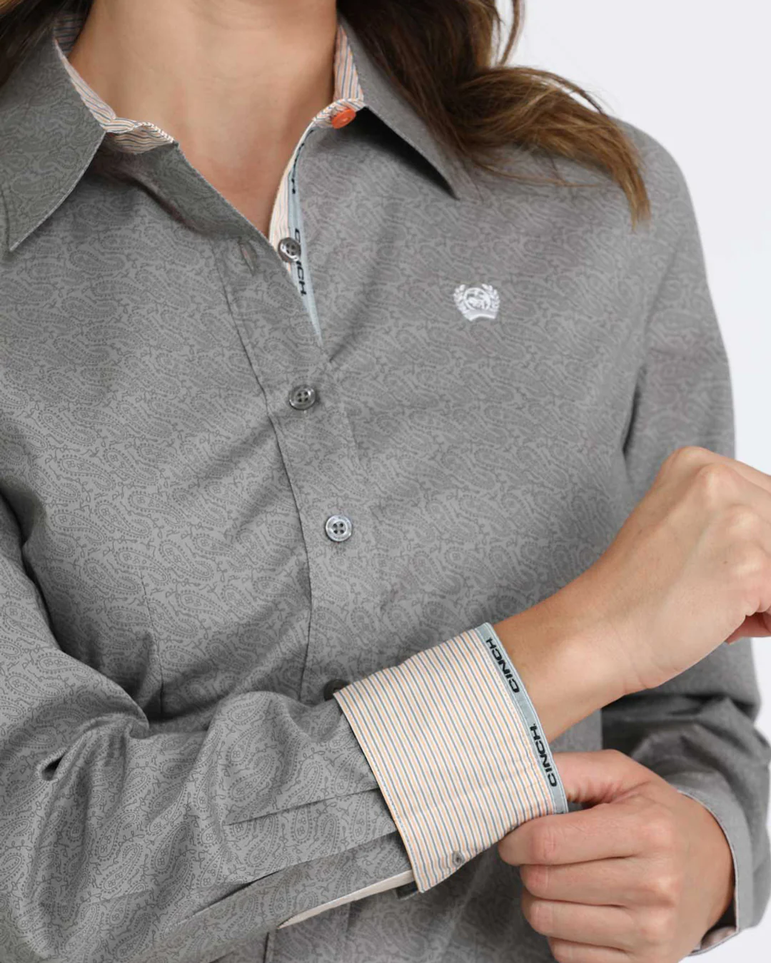 Women’s Arena Fit Button-Down Western Shirt - Image 3