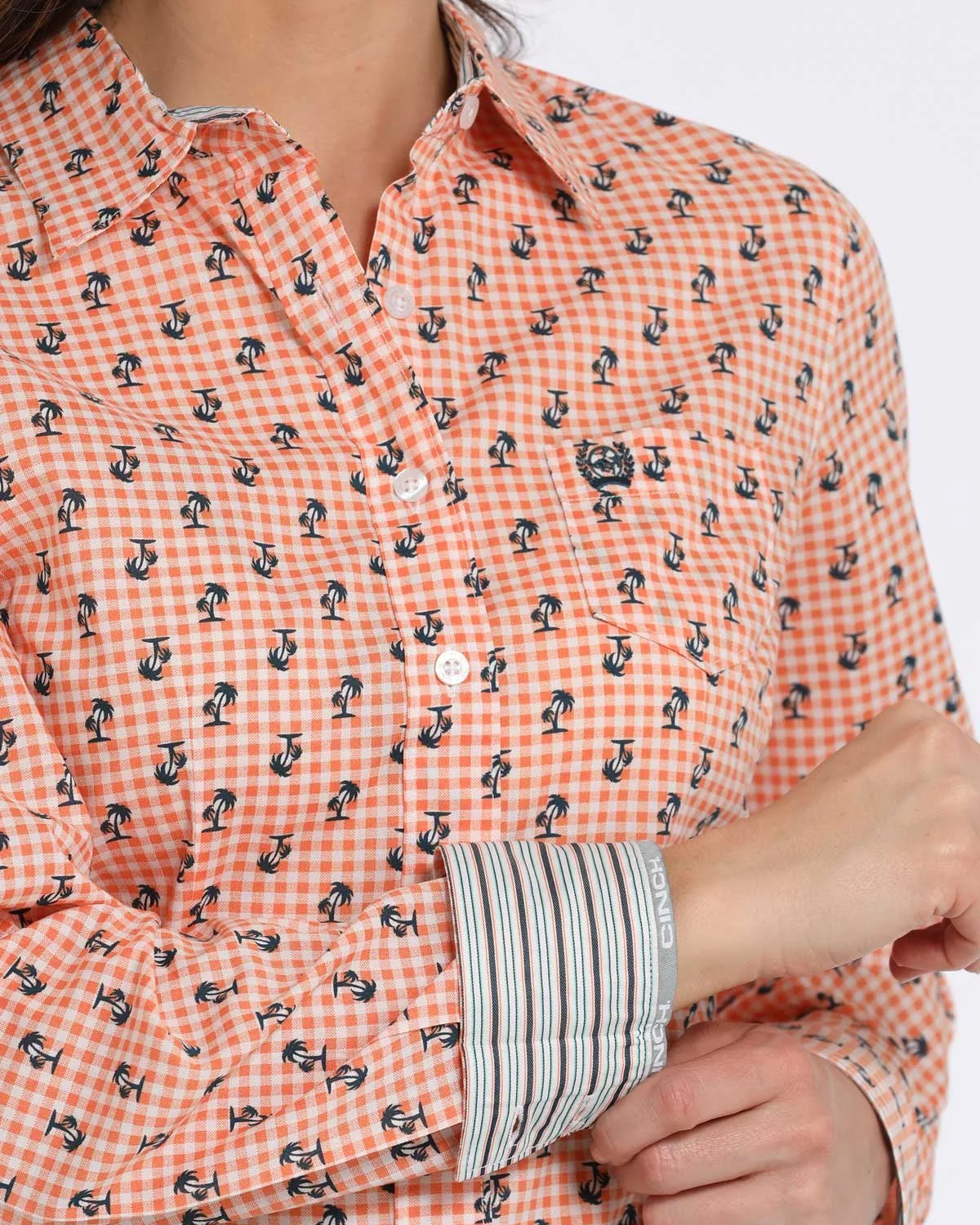 Women’s Arena Fit Button-Down Western Shirt - Image 2